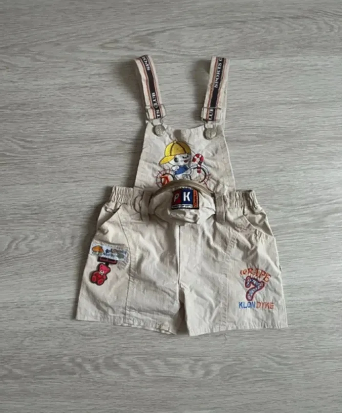 Salopette été garçon 6 mois