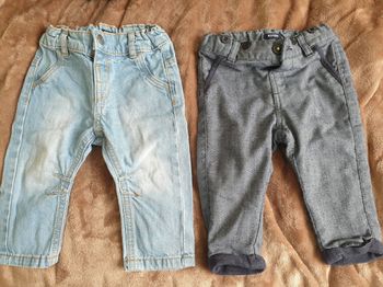 Lot pantalons Kiabi 9 mois