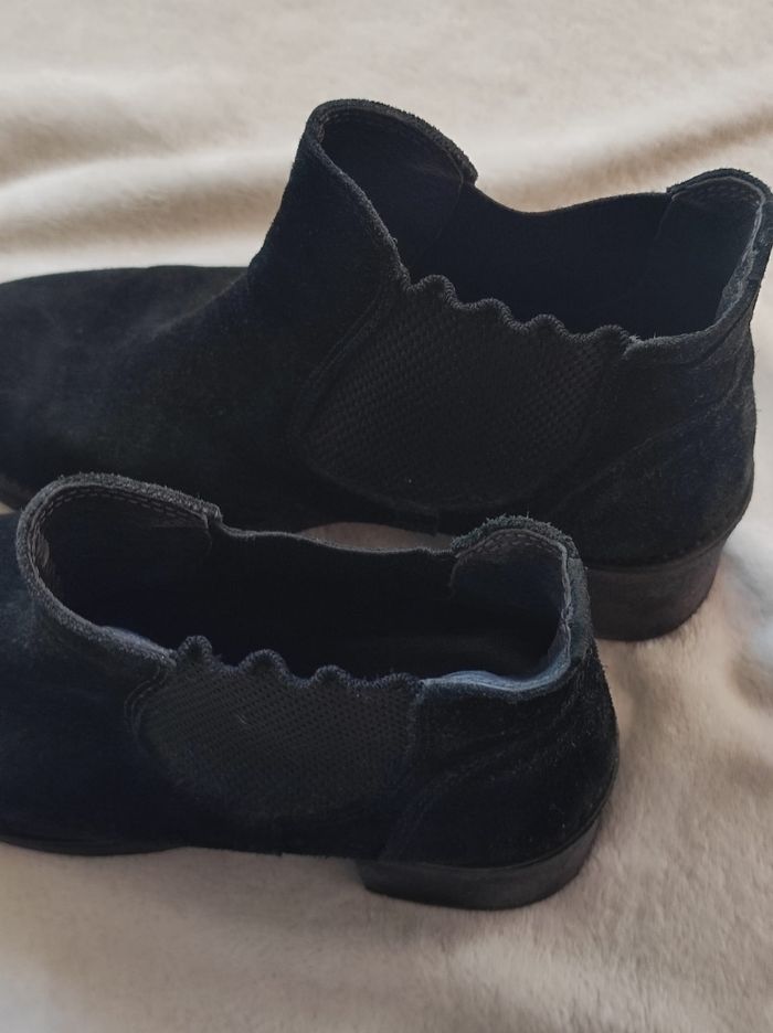 Bottines cuir noire taille 38 - photo numéro 5