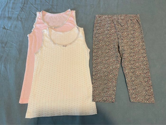 Lot legging et débardeurs - Tex - 5/6 ans