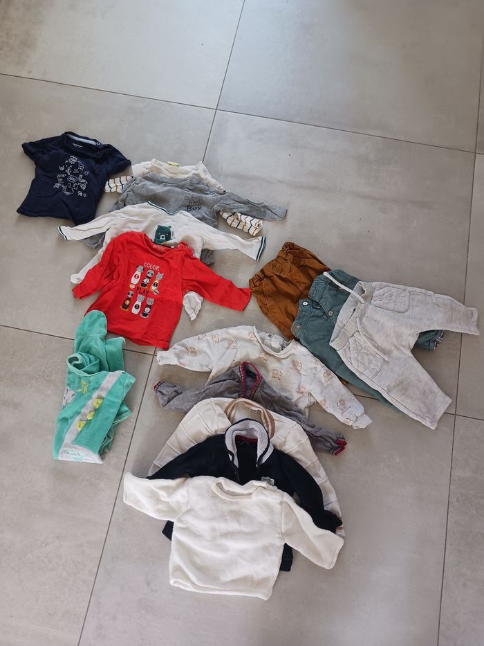 Lot vetement garcon 9 mois