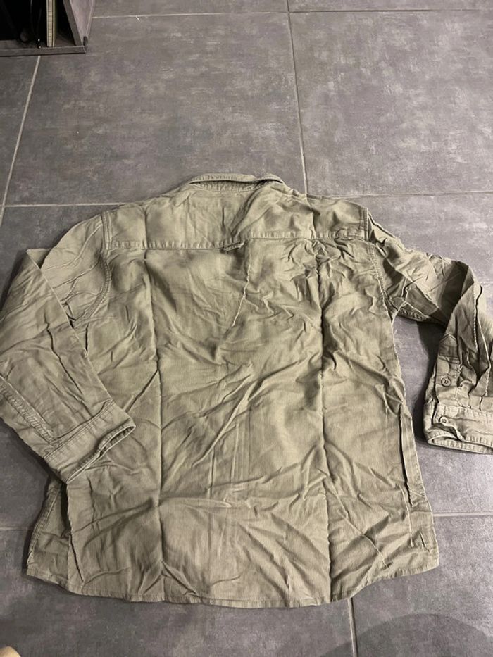 Chemise manche longue velours marron NYK - photo numéro 3