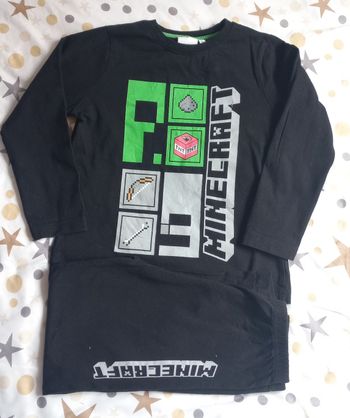 Pyjama Minecraft 6 ans.
