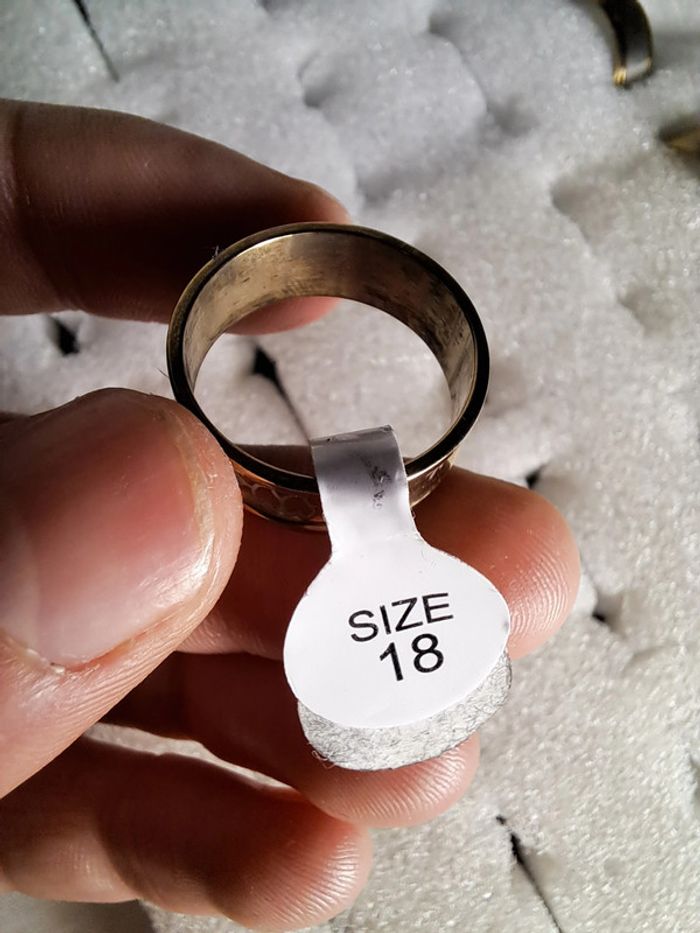 Bague acier inoxydable motifs - photo numéro 4