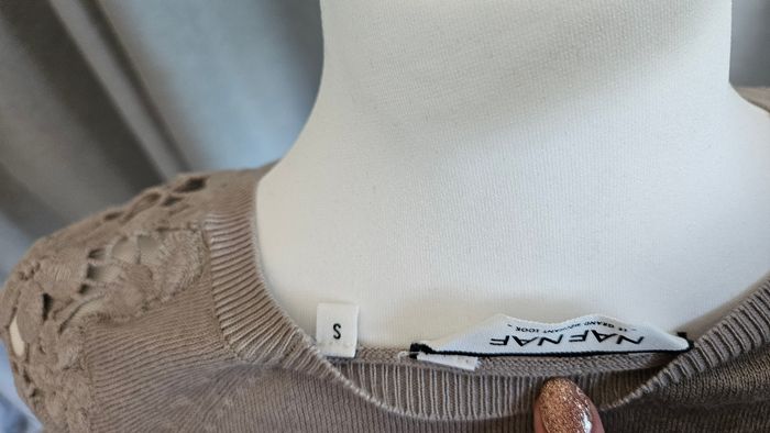 Blouse maille fine, taille S, Naf Naf - photo numéro 4
