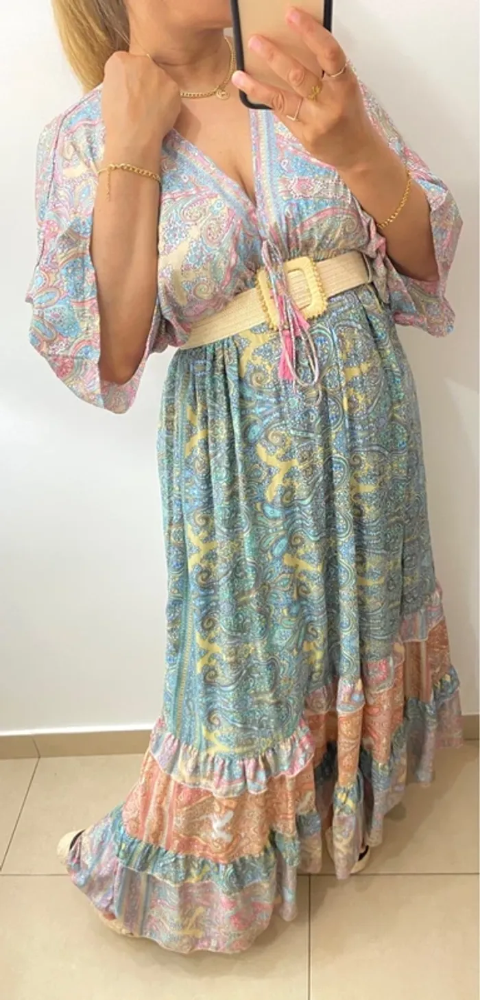 Robe longue fluide agréable à porter Taille Unique - photo numéro 3