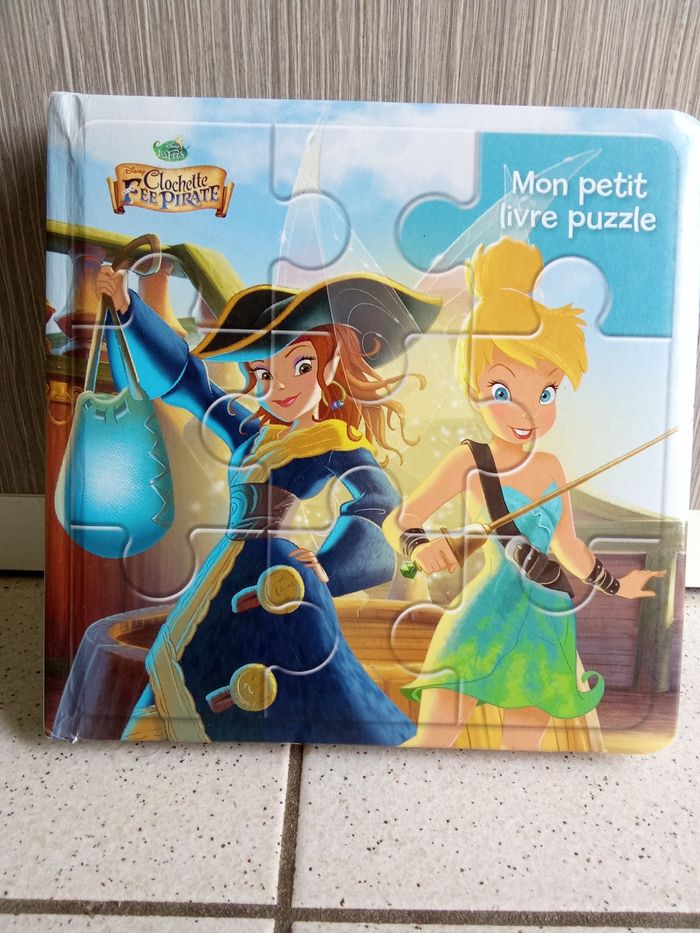 Livre puzzle Disney les fées, clochette fée pirate, hachette Jeunesse