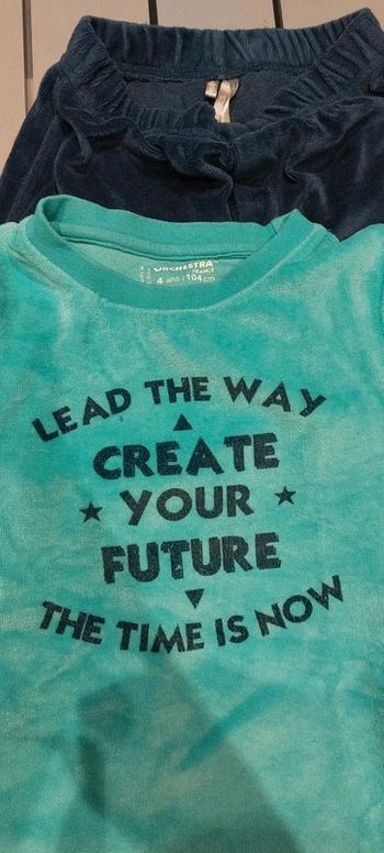 Pyjama velours 4 ans