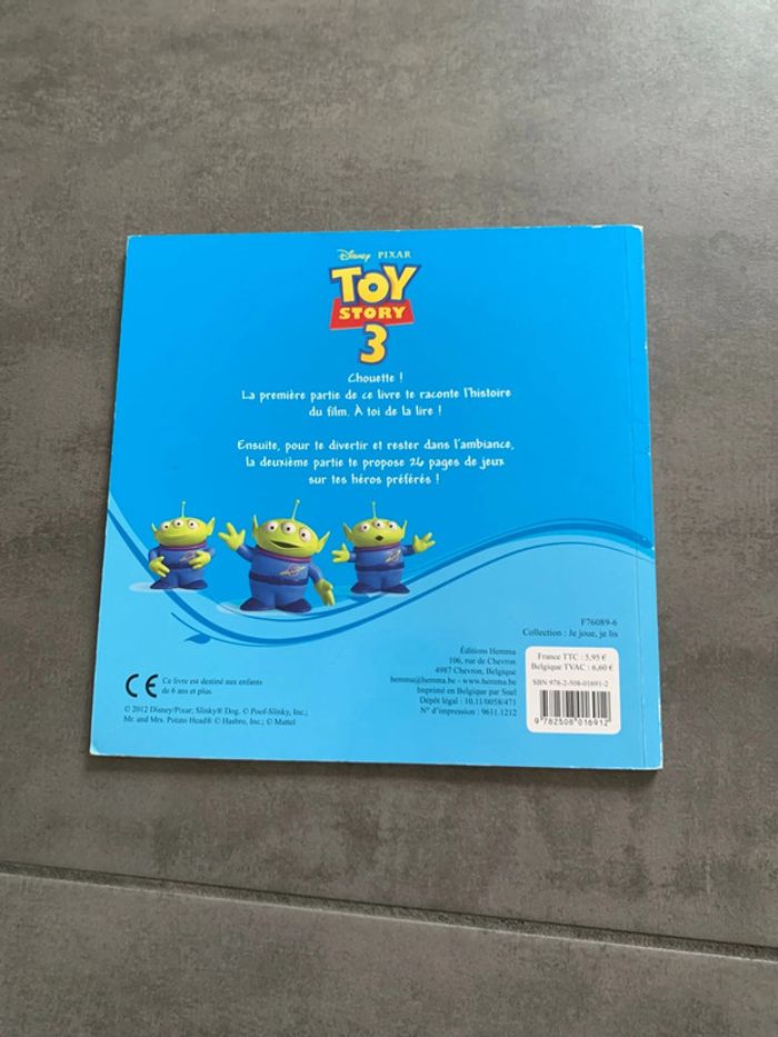 Toy story 3 livres et jeux - photo numéro 2