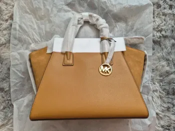 Sac Michael Kors – Cuir camel & suède – Neuf avec étiquettes