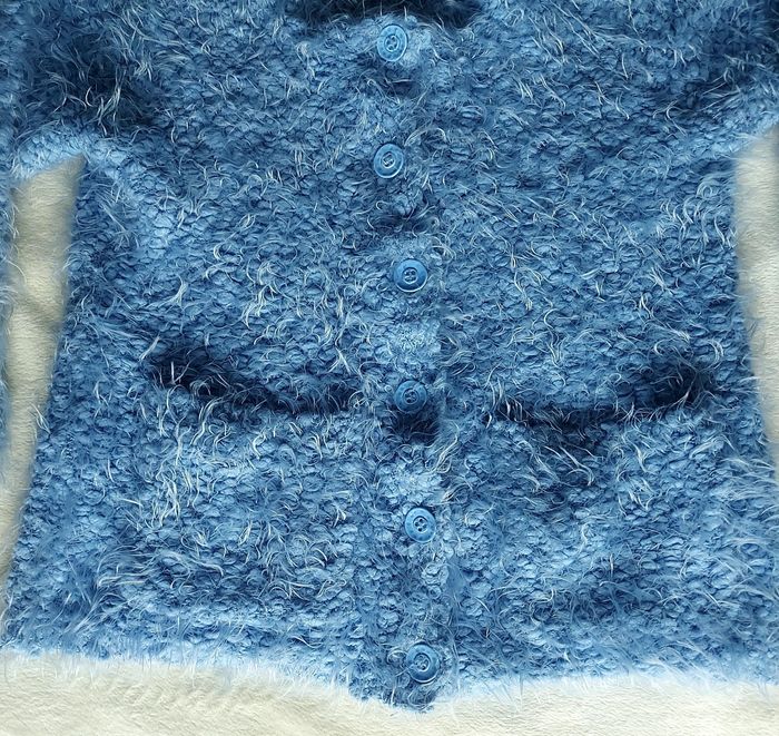 Gilet bleu ciel "Zara Girl's" - photo numéro 3