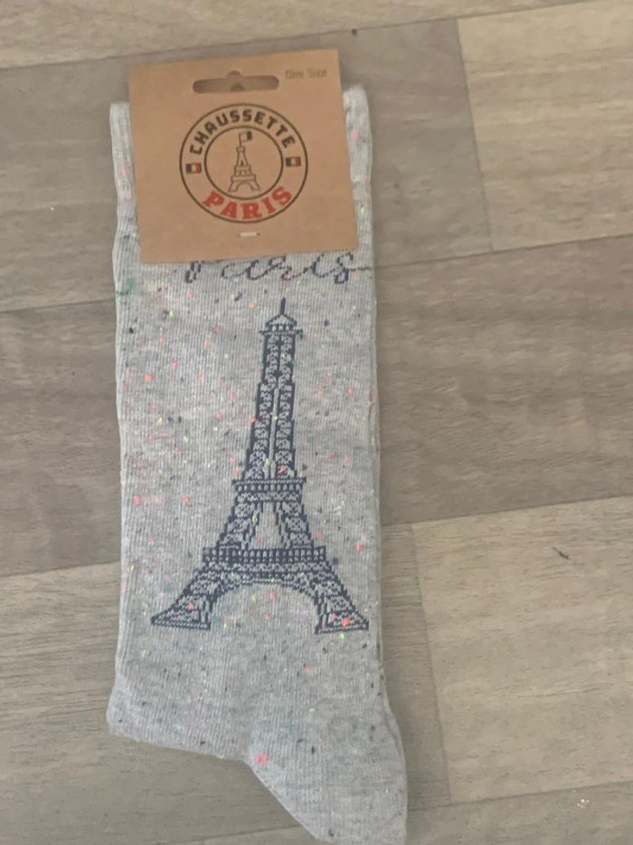 Chaussettes Pretty la Marotte couleur Gris moucheté - photo numéro 4