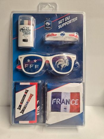 Kit supporter équipe de France 6 pièces