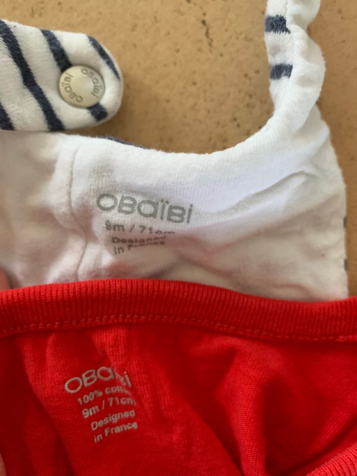 Ensemble Obaibi bébé 9 mois - photo numéro 3