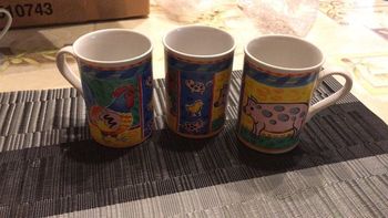 Lot de 3 mugs