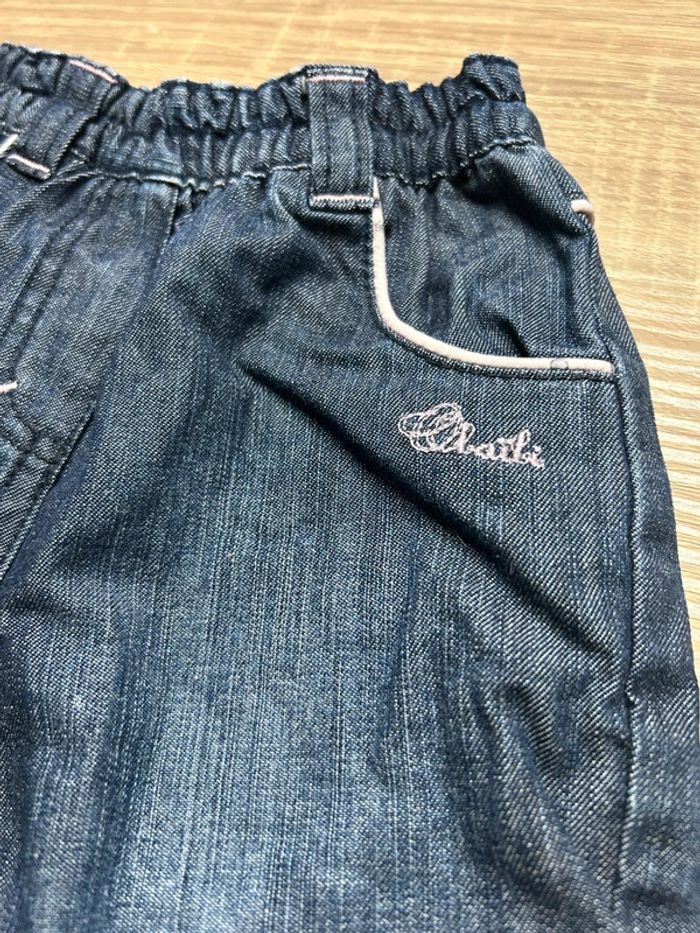Pantalon fille jean taille 1 mois - photo numéro 2