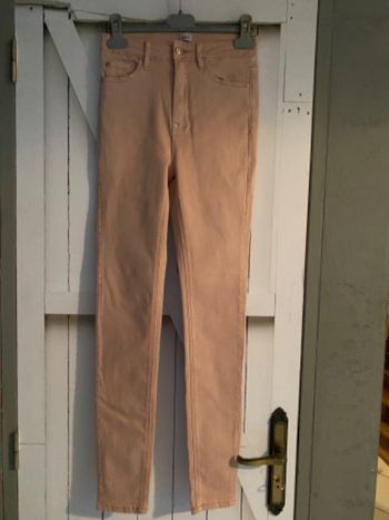 Jean slim taille haute