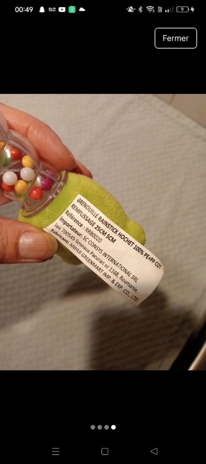 Hochet grenouille - photo numéro 4