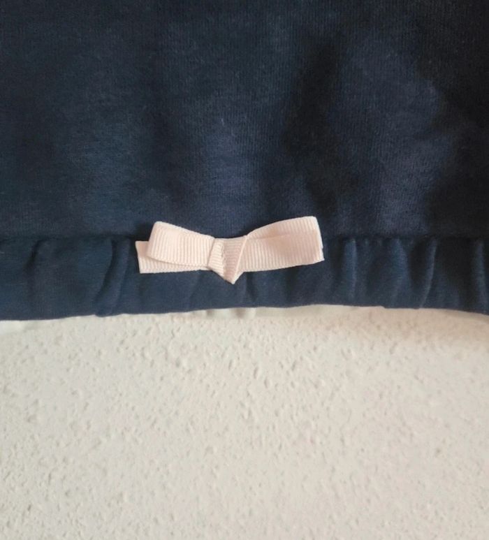 Sweat fille 14 ans – Okaïdi – bleu marine/blanc – comme neuf - photo numéro 4