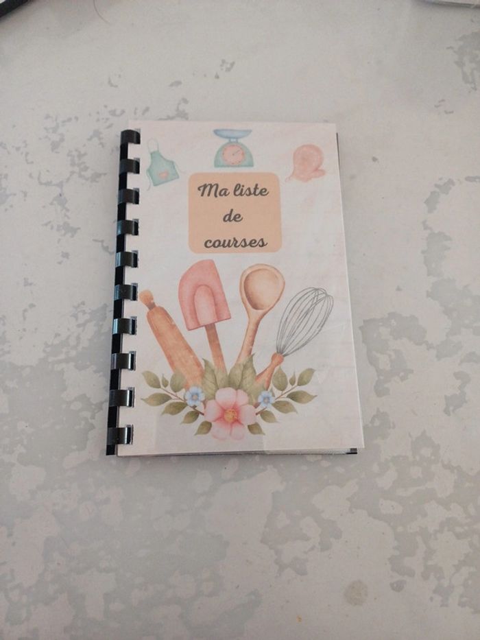 Carnet Liste de Courses Milimalou neuf