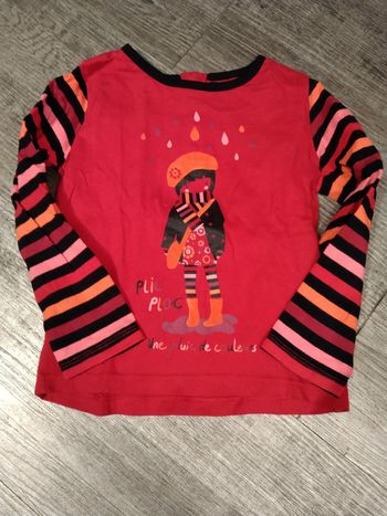 tee shirt manches longues fille 4 ans terre de marins