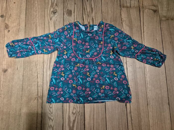 Tunique motifs cachemire pour bébé fille