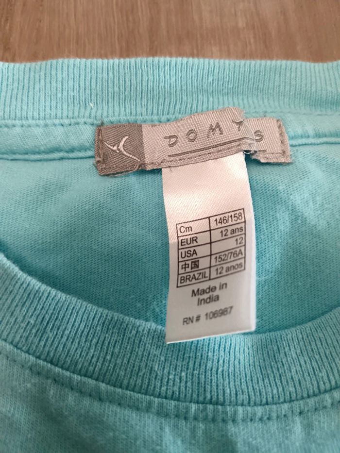 T-shirts manches courtes 12 ans - photo numéro 2