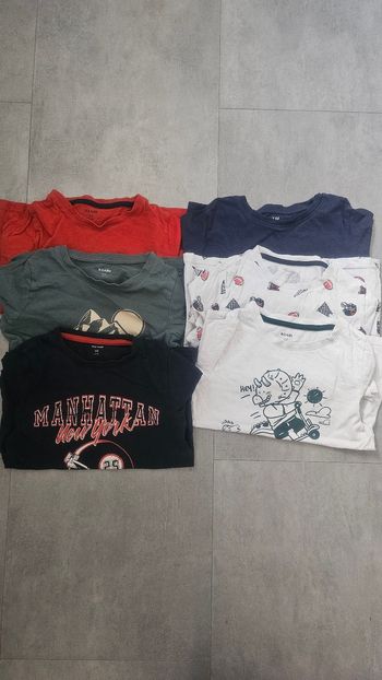 Lot de tee-shirts garçon 6 ans