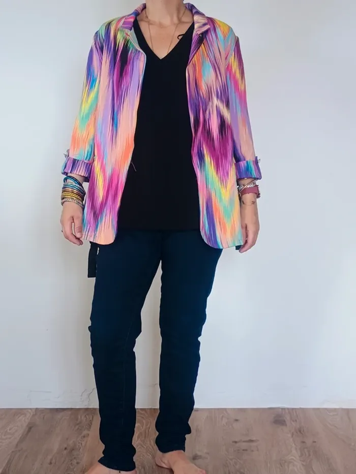 veste multicolore vintage TU - photo numéro 3