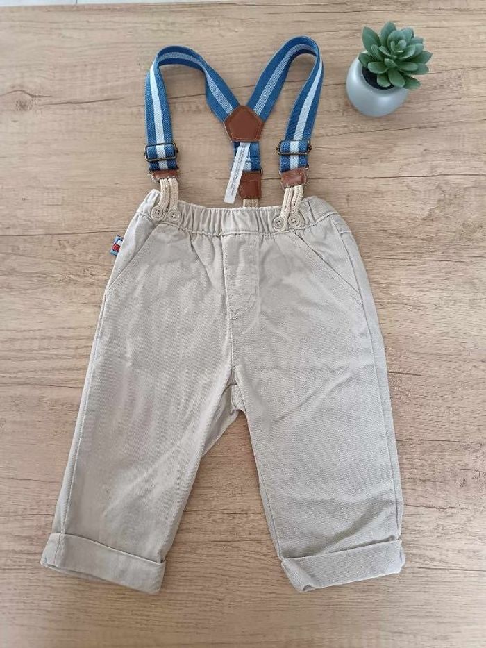 Pantalon avec bretelles