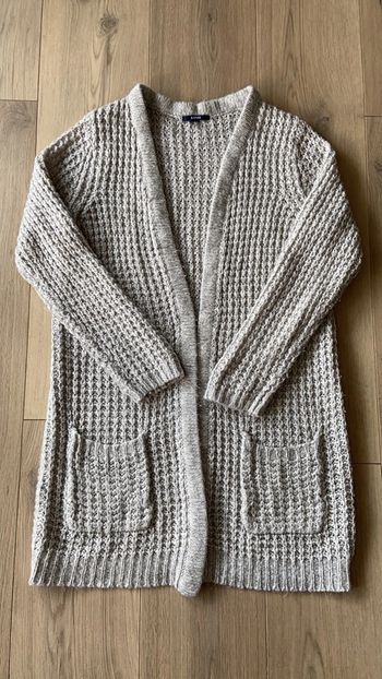 Longue veste en laine femme T.M