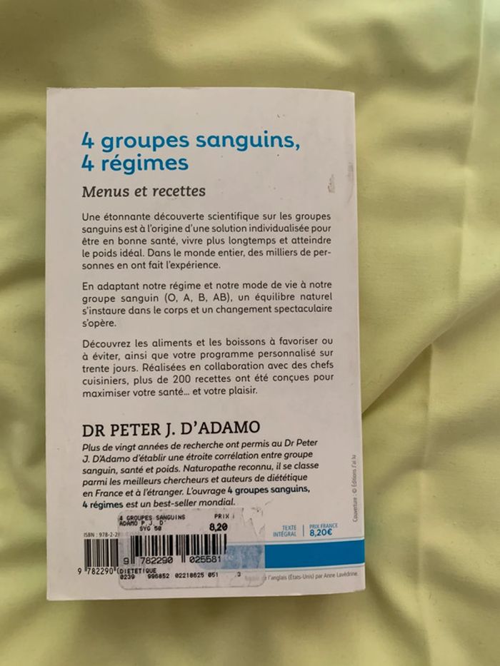 4 groupes sanguins, 4 régimes - photo numéro 2