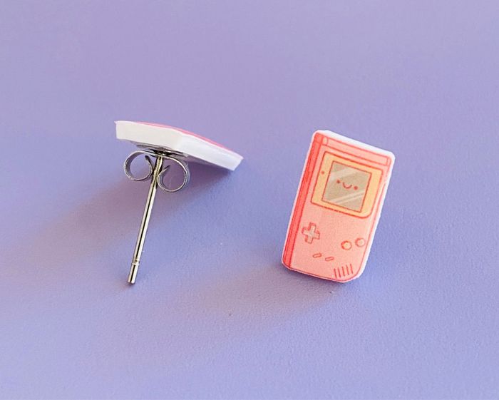 Boucles d’oreilles Fait main Résine Kawaii Gaming - photo numéro 2