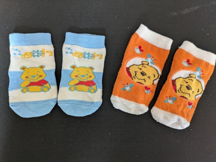 Lot 2 paires de chaussettes Disney Winnie l ourson
