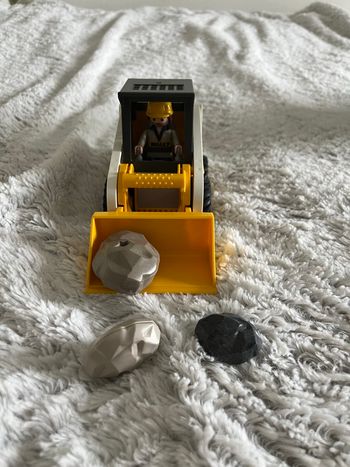 Convoyeur avec pelleteuse  - Playmobil 