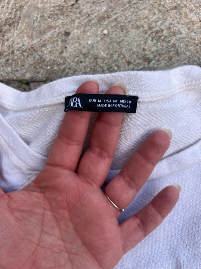 TEE shirt long et oversize Zara taille M - photo numéro 3