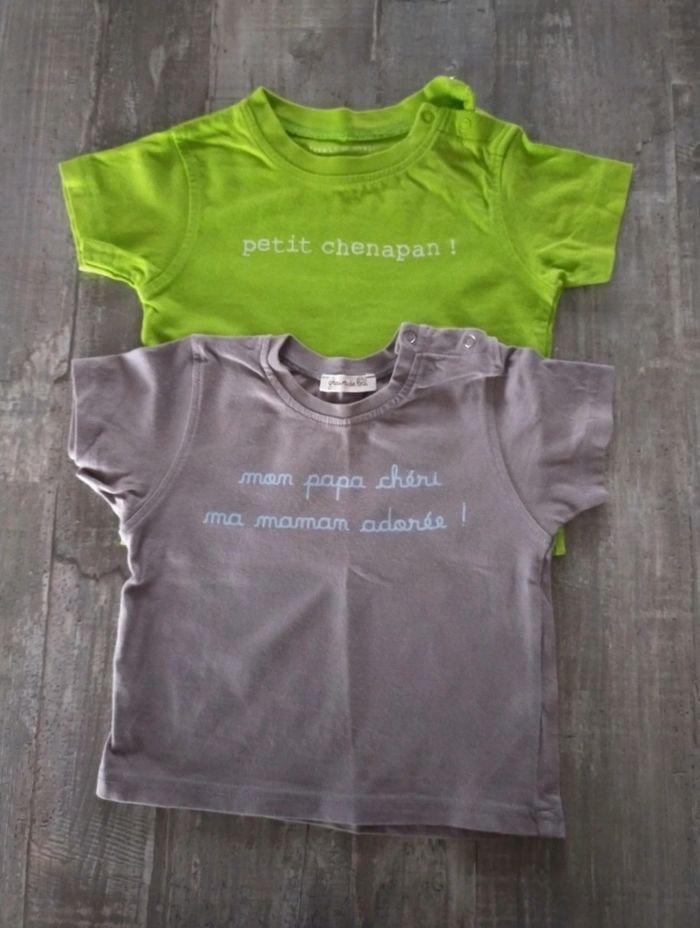 Lot de 2 T-shirts