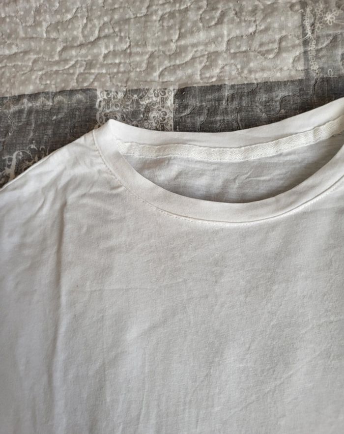 Tee shirt oversize blanc taille S - photo numéro 4