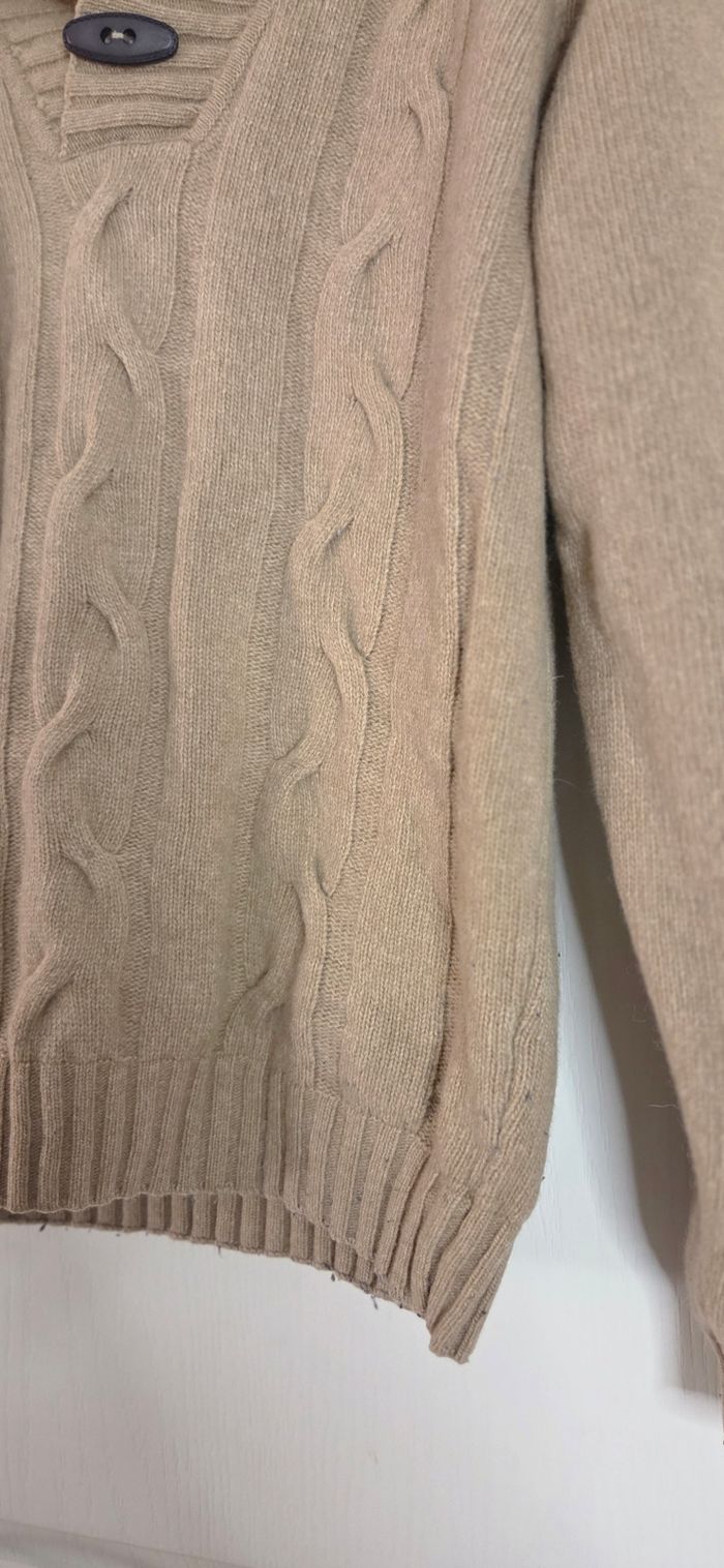 Pull Giorgio Porta 🇮🇹 100 % laine d’agneau – col châle torsadé – Made in Italy – très bon état - photo numéro 6