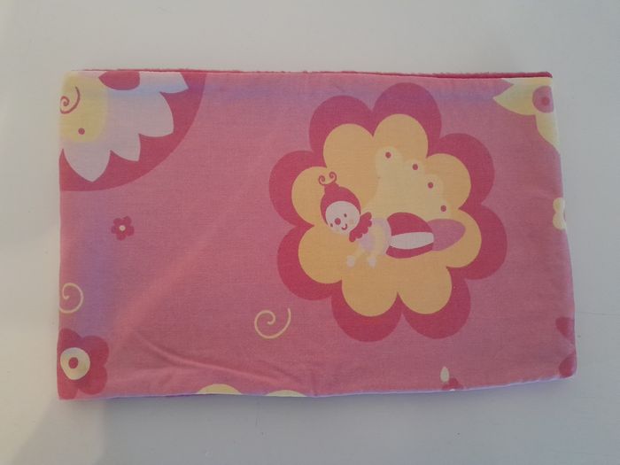 Tour de coup snood polaire fille 2‐3ans Polaire et coton rose fleur - photo numéro 2