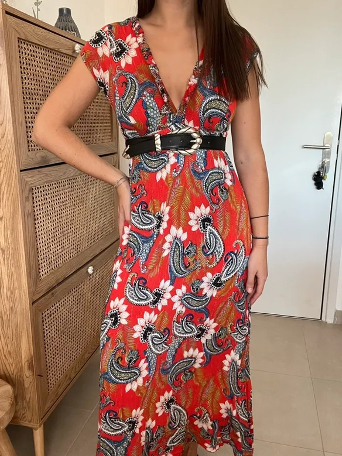 Robe longue rouge Holly & Joey - photo numéro 2