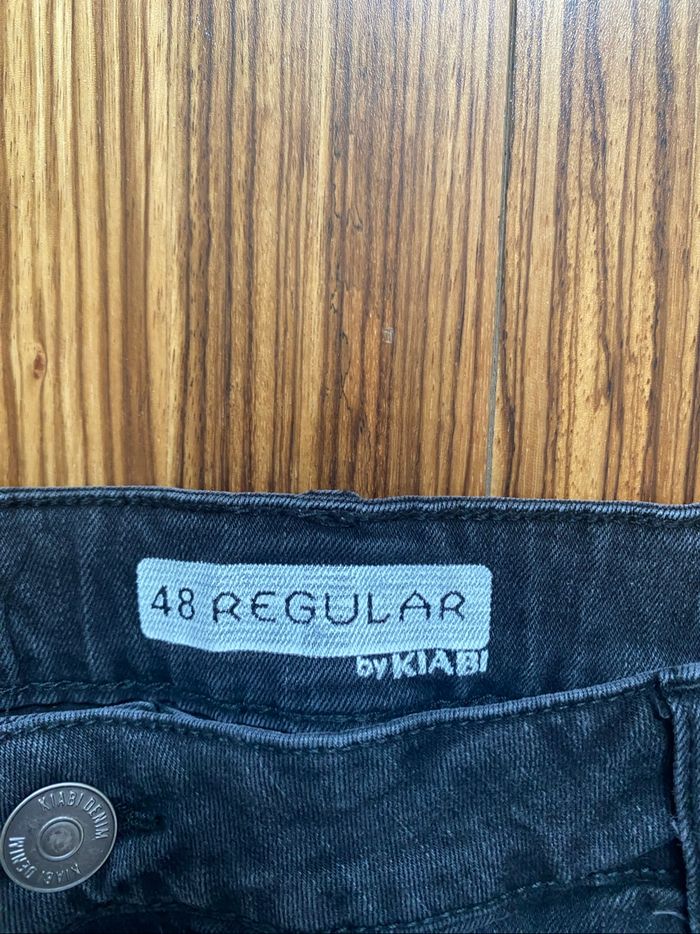 Short en jean noir - photo numéro 2