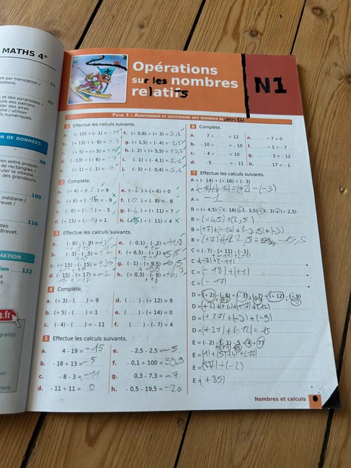 Cahier exercice Maths i parcours 4 eme - photo numéro 5
