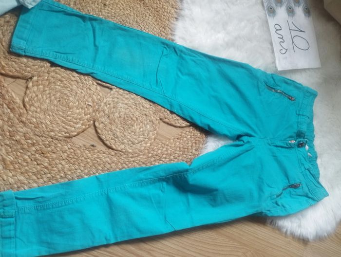 Lot jeans colorés 10ans - photo numéro 6