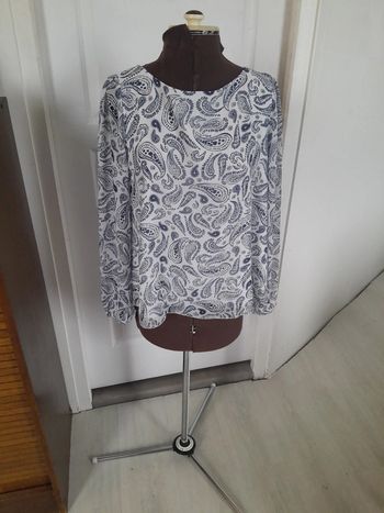 Top tommy hilfiger denim voile doublée à motifs neuf avec étiquette taille xs à m