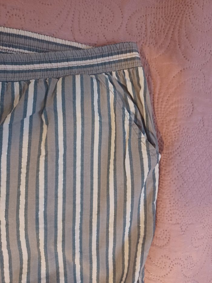 Bas de pyjama rayures femme taille 42/44 in extenso - photo numéro 5