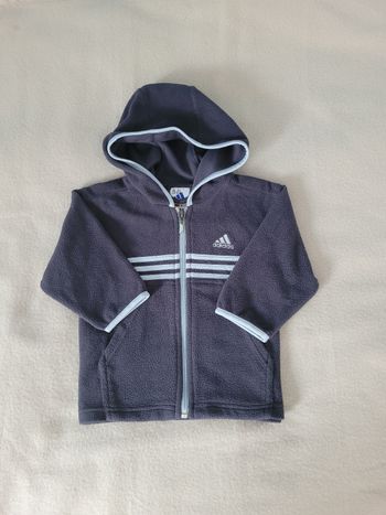 Gilet polaire adidas 18 mois 80 cm