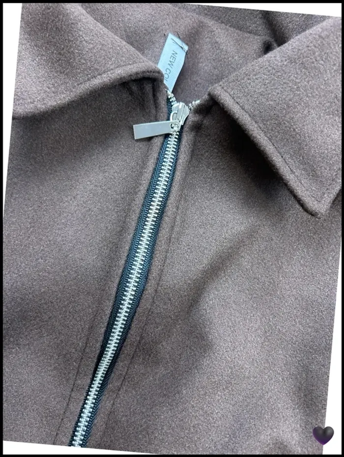 veste femme marron choco neuf blouson léger taille M taille S taille L lot femme - photo numéro 8