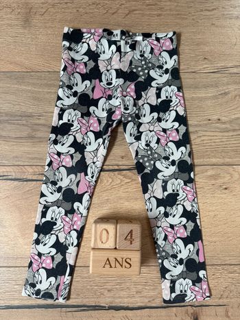 Legging fille H&M Disney Minnie taille 104 cm