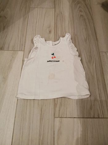 Tee-shirt manche courte bout chou 18 mois